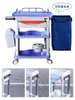 Carrito Plegable de Acero Inoxidable para Cuidado de Enfermería, Carrito para Lavandería de Hospital, Carrito para Limpieza de Camas por la Mañana, Carrito Empujado a Mano