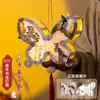 Festival de Mediados de Otoño Linterna Portátil Linterna de Conejo Brillante de Madera Materiales DIY para Niños Linterna de Palacio Estilo Antiguo de Calabaza