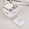 Caja de Pegatinas de Algodón con Diseño de Flores Caja de Almacenamiento para Sala de Estar Caja de Almacenamiento a Prueba de Polvo Caja de Joyería a Prueba de Polvo con Tapa Caja Organizadora para Artículos Varios Caja de Pegatinas de Algodón