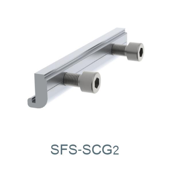 太阳能系统光伏电站支架通用配件导轨 铝合金轨道 (1)