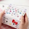 Pegatinas divertidas de la serie Hello Kitty, pegatinas 3D tridimensionales para decoración de álbumes de teléfono móvil, para manualidades infantiles