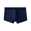 Roupa Íntima Masculina Cueca Boxer Respirável de Seda Gelada Masculina Shorts Esportivos Masculinos Finos Antibacterianos de Verão