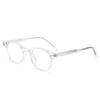 2236 Celebridad de Internet Marco Plano con Pasadores y Lente Plano 8631 Estilo Coreano Retro Artístico Marco de Lentes de Prescripción Anti-Luz Azul para Mujer