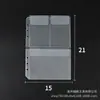 Fabricante Transfronteiriço de PVC Porta-Cartões de Alta Qualidade Porta-Cartões Armazenamento Página Interna A4A56 Livro de Certificados Bolsa com Zíper Livro de Contas Bolsa para Contas