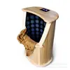 Cubo para Baño de Pies con Piedras Infrarrojas Lejanas, Cubo de Masaje de Pies con Placa de Cristal de Carbono de Grafeno, Cubo de Energía Holográfica, Cubo de Moxibustión