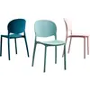 Sillas Coloridas de Moda, una Opción Ideal para Apartamentos Pequeños, Sillas de Comedor de Plástico Minimalistas Modernas con Diseño Delgado, Sillas de Lujo Ligero para Uso Doméstico