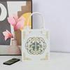 Bolsa de feltro popular da National Trend, bolsa de mão de estilo chinês de alta aparência, bolsa de compras de lembrança de grande capacidade, estilo leve e doce