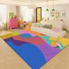 Alfombra de Mesa de Café de Dibujos Animados Europeos de Terciopelo para Sala de Estar, Dormitorio, Mesita de Noche, Alfombra de Gran Área Transfronteriza, Alfombra para Ventana Abuhardillada, Alfombra para Plantas