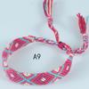 Pulseras Tejidas de Venta Caliente Europeas y Americanas, Pulseras de Amistad Arcoíris Hechas a Mano Estilo Étnico Nepalí, Joyería al por Mayor