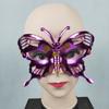 Nueva máscara de mariposa de metal para fiesta de graduación de Halloween