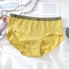 Sumaúma de oxigênio japonês sem costura para senhoras roupa íntima virilha de algodão direto da fábrica respirável quadril antibacteriano cintura cueca feminina