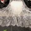 Venda Direta da Fábrica Saia de Renda de Uma Peça com Cadarço e Malha de Camada Única para Mulheres, Saia de Tule Transparente de Camada Única para Primavera e Outono para Roupas de Exterior