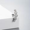 Henson Zircon Ear Bone Nail Titanium Steel Screw Ear Nail Advanced Sense Niche Brincos Perfurados