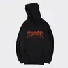 Marca Moderna Europeia e Americana Ice Flame Moda Hip-Hop Estampado Hoodies de Moda Esportiva para Jovens Masculinos e Femininos Moletons em Estoque