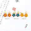 Collar pulsera colgante flor de durazno florete accesorios diy Oro Vietnamita de larga duración con cuentas con cuentas mujeres