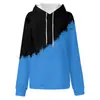 Hoodie Pulôver Masculino Novo da Primavera 2024 com Estampa Digital 3D Gola Lapela Solto Casual Camisa 3dT