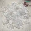 Pedaços de Flor Pétala de Organza 3D Material para Roupas de Boneca Feitas à Mão Vestidos de Noiva Saias Decoração Folha de Cinco Pétalas 5cm