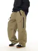 Calça comprida estilo japonês para meninos, nova coleção outono 2026, calça de perna reta com um bolso para meninos, calça cargo estilosa para bebês e crianças pequenas