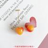 Cereza cerezas temperamento Mori fruta tridimensional metal pendientes colgante material accesorios DIY hecho a mano casero