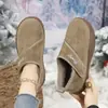 Comercio electrónico transfronterizo zapatos de algodón para mujer de mediana edad y ancianos con velcro protección contra el frío bloqueo de temperatura parte superior de gamuza recogida en tienda física fuente