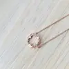 Colar Pingente Guirlanda de Folhas cravejadas com Diamantes Moda Exquisita Estilo Japonês e Coreano Simples Estilo Frio Estilo Mori Corrente de Clavícula para Mulheres