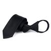 Corbata estrecha de 6 cm con cremallera a rayas para estudiantes, estilo británico y coreano, ideal para fotos de graduación y grupos de coros.