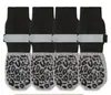 Calcetines para perro con suelas antideslizantes, calcetines de algodón para perro grande, zapatos para perro con estampado de leopardo negro para mascotas, calcetines silenciosos antideslizantes para mascotas al por mayor