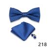 Corbata formal de negocios para hombre pañuelo de bolsillo traje banquete traje de boda accesorios lazo cuello flor fábrica mayoreo