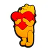 Winnie the Pooh Borracha Macia de PVC Clipe para Lápis Caneta Esferográfica Clipe para Canudo Acessórios Decorativos DIY em Estoque