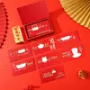 Envelope Vermelho Criativo Oco Fosco Caixa de Presente Ritual Presente de Ano Novo Personalidade Fosca de Alto Nível Tanabata para Amigos Homens e Mulheres
