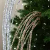 Decoraciones Navideñas Transfronterizas, Lentejuelas Brillantes, Borlas, Espigas de Trigo, Arreglos Florales, Guirnaldas para Árbol de Navidad, Decoraciones y Arreglos de Enredaderas