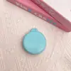 Brocha de Cojín Color Macarrón Linda Suave y Linda Espejo Integrado Mini Portátil Para Llevar Peine Masajeador Peine Simple de Airbag