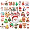 Nueva Serie de Decoración para Fiesta Navideña Mini Muñeco de Nieve, Anciano, Reno, Árbol de Navidad Globos de Papel de Aluminio Serie Navideña