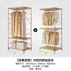 Guarda-Roupa Aberto Quarto de Casa Closet Prateleira de Metal de Chão Nova Combinação Japonesa Walk-In Guarda-Roupa de Pendurar