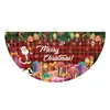 Bandeira de meia-lua de Natal da Amazon, nova, transfronteiriça, bandeira em leque para festas, bandeira decorativa para reuniões, decoração de cena e criação de uma atmosfera festiva
