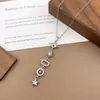 Colar Sol Estrela Lua Exquisito Cobre Micro-Incrustado Zircônia Acessórios de Colar Mulheres 2025 Novo Temperamento Mais Fácil de Combinar Acessórios de Moda
