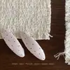 Pinza para el pelo ovalada con lunares dulces estilo coreano, Pinza lateral de color sólido, Pasador, Accesorio para el pelo, Pinza Bb