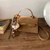 Bolsa de Mão de Moda de Nicho Transfronteiriça para Mulheres, Novo Estilo, Bolsa Quadrada Pequena Simples e Elegante, Versátil para o Dia a Dia, Bolsa de Ombro e Transversal para Mulheres
