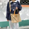 Bolso de Lona de Moda para Mujer Bolso Bandolera Cruzado para Hombro Bolso Tote de Gran Capacidad Bolso de Lona Multicompartimento Fb-39