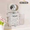 Artefato de pendurar na parede para armazenamento de acessórios de cabelo anel de cabelo faixa de cabelo adorno de cabelo suporte de armazenamento de presilha de cabelo gancho de ventosa rotativo para banheiro