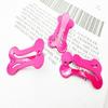 Mini horquillas pequeñas de estilo coreano para niña, con forma de hueso, con clip lateral, de color BB, para flequillo