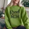 Sudadera de Cuello Redondo Mamá Rescatista Orgullosa Exportación Transfronteriza Amazon Al Por Mayor Una Pieza Producto de Temu Wish
