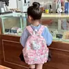 Nova Mochila Escolar Sanrio 2024 para Crianças Jardim de Infância Desenho Animado Fofa Mochila Dupla Bolsa de Viagem Lazer Infantil