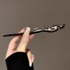 Horquilla de Ébano para Mujer con un Toque Fresco y Elegante, Horquilla de Flor de Magnolia, Accesorio para el Cabello de Estilo Tradicional para Peinados Recogidos Diarios