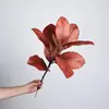 Hojas de Magnolia Simuladas, Ramas de Árbol de Magnolia, Hojas de Planta Simuladas, Decoración para el Hogar y Bodas, Arreglo Floral, Ramas de Magnolia