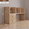 Estante Nórdica Prateleira de Armazenamento de Mesa Suporte para Livros de Mesa Prateleira de Armazenamento de Livros Multicamadas Prateleira de Armazenamento Simples na Mesa