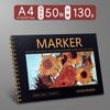 Libro Marcador Espesado 8K libro de dibujos animados Libro Marcador para Estudiantes libro ilustrado pequeño pintado a mano a4 Libro Marcador Libro de Pintura