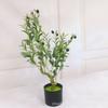 Simulación de olivo, estilo nórdico, accesorios para el hogar, modelado falso, adornos de olivo, decoración de tienda, plantas verdes falsas en macetas.