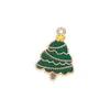 Novo Liga de Natal Gota de Óleo DIY Acessórios para Joias Sino do Papai Noel Bengala Pulseira Brincos Pingente Pingente