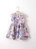 Vestido de princesa para bebé, vestido para niña, vestido de verano para niña 2024, nueva falda para niña, algodón artificial, seda de algodón.